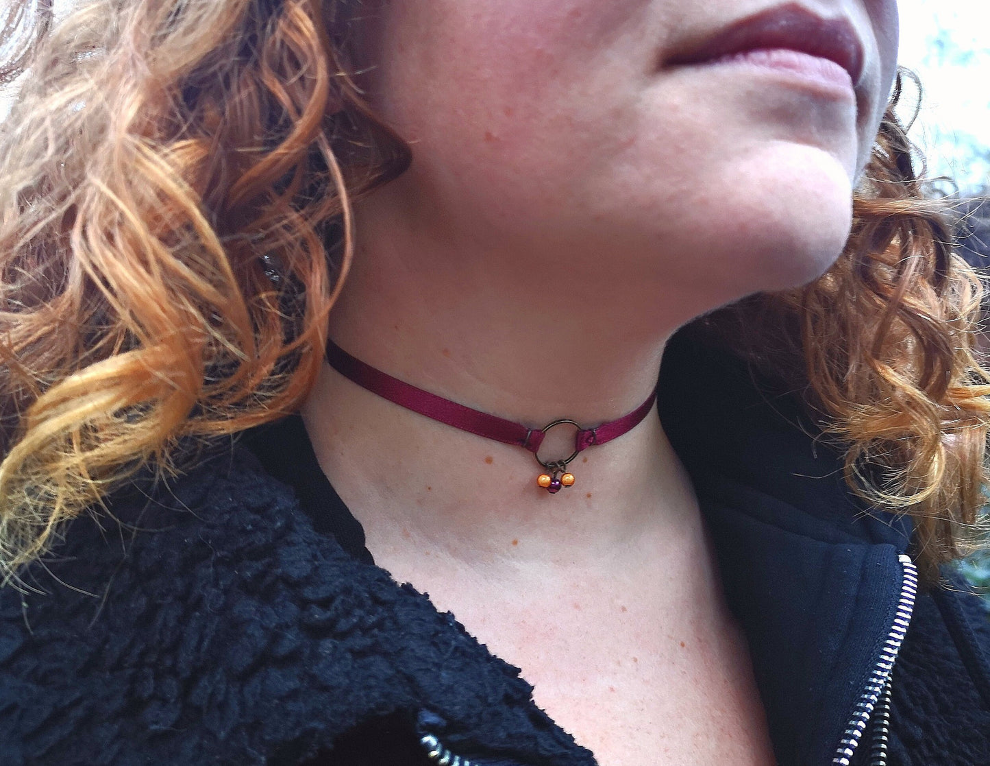 Ribbon Choker Necklace