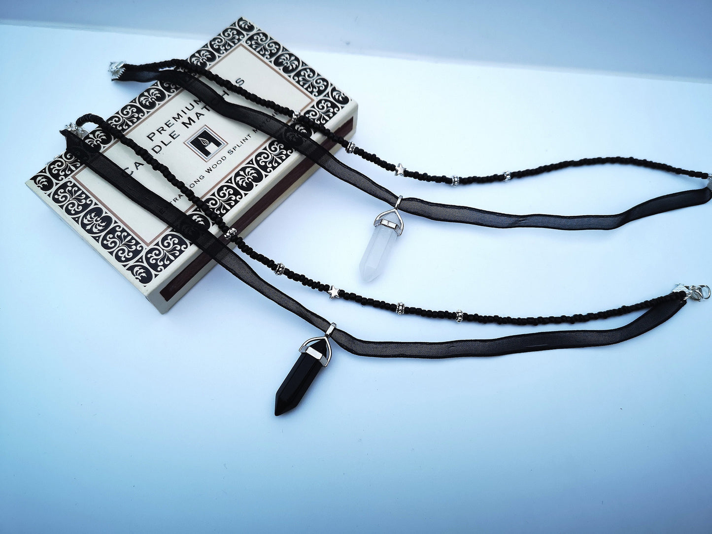 Agate Choker Necklace - Two colours available