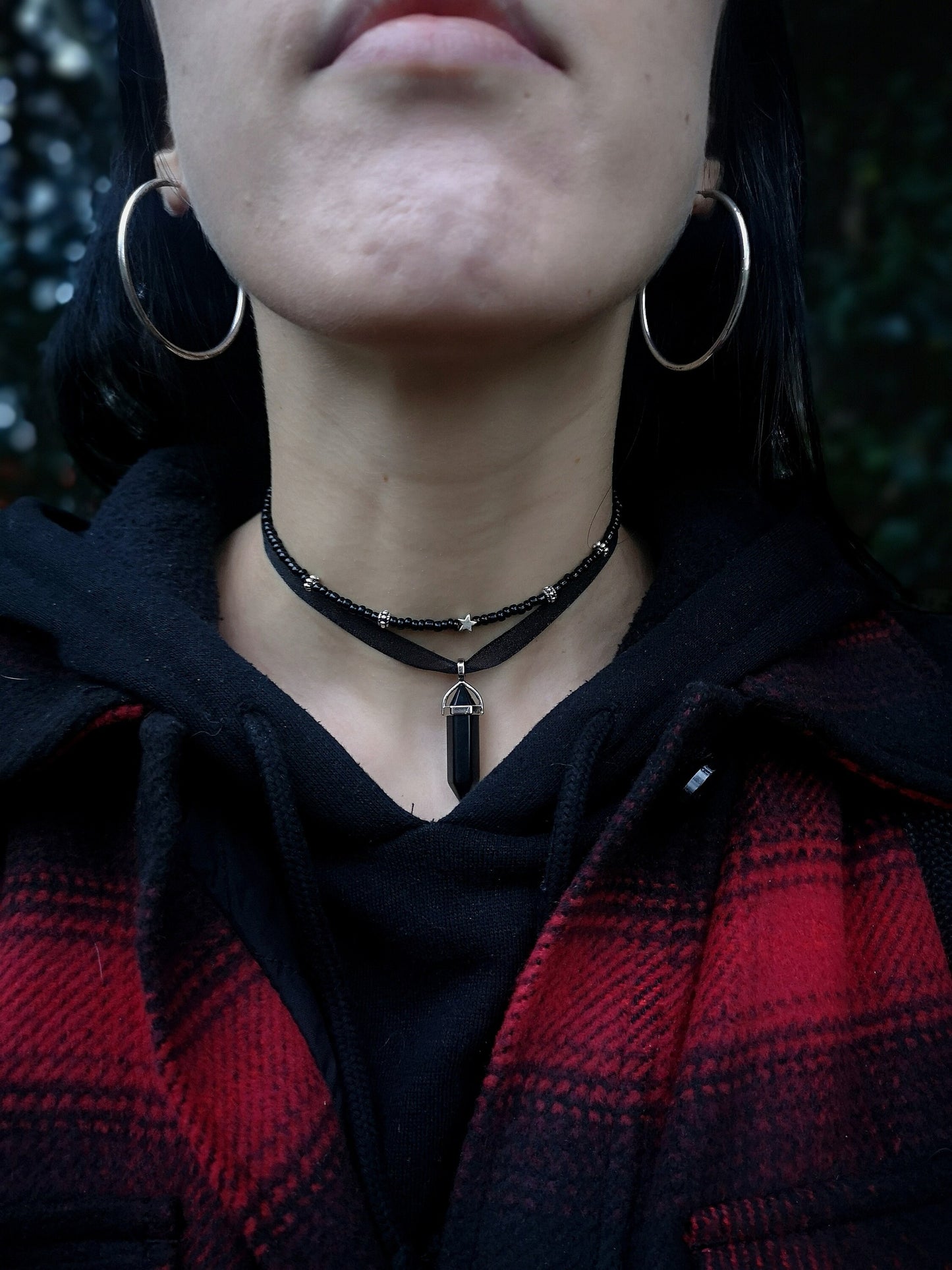 Agate Choker Necklace - Two colours available